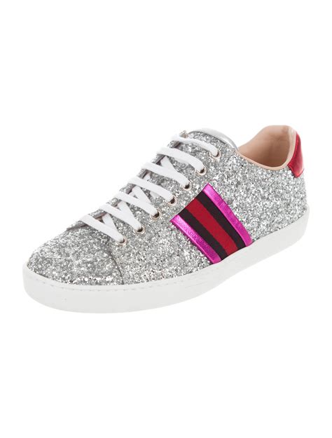 cheap glitter gucci shoes|gucci glitter web sneakers.